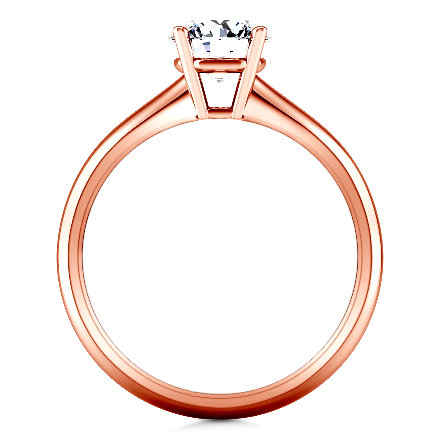 Solitaire Engagement Ring Carys 14K Rose Gold