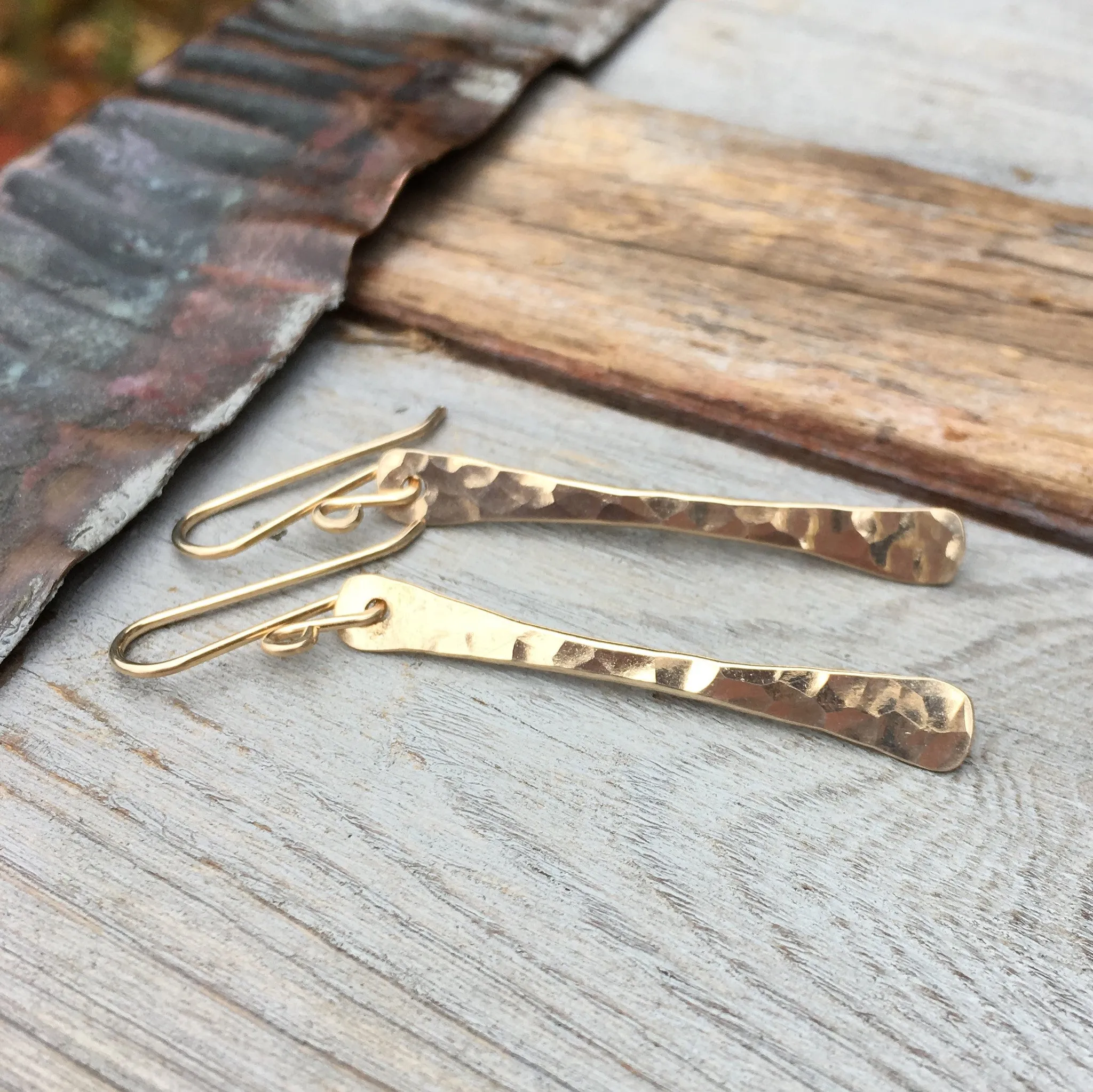 Sticks Earrings ~ Goldfilled