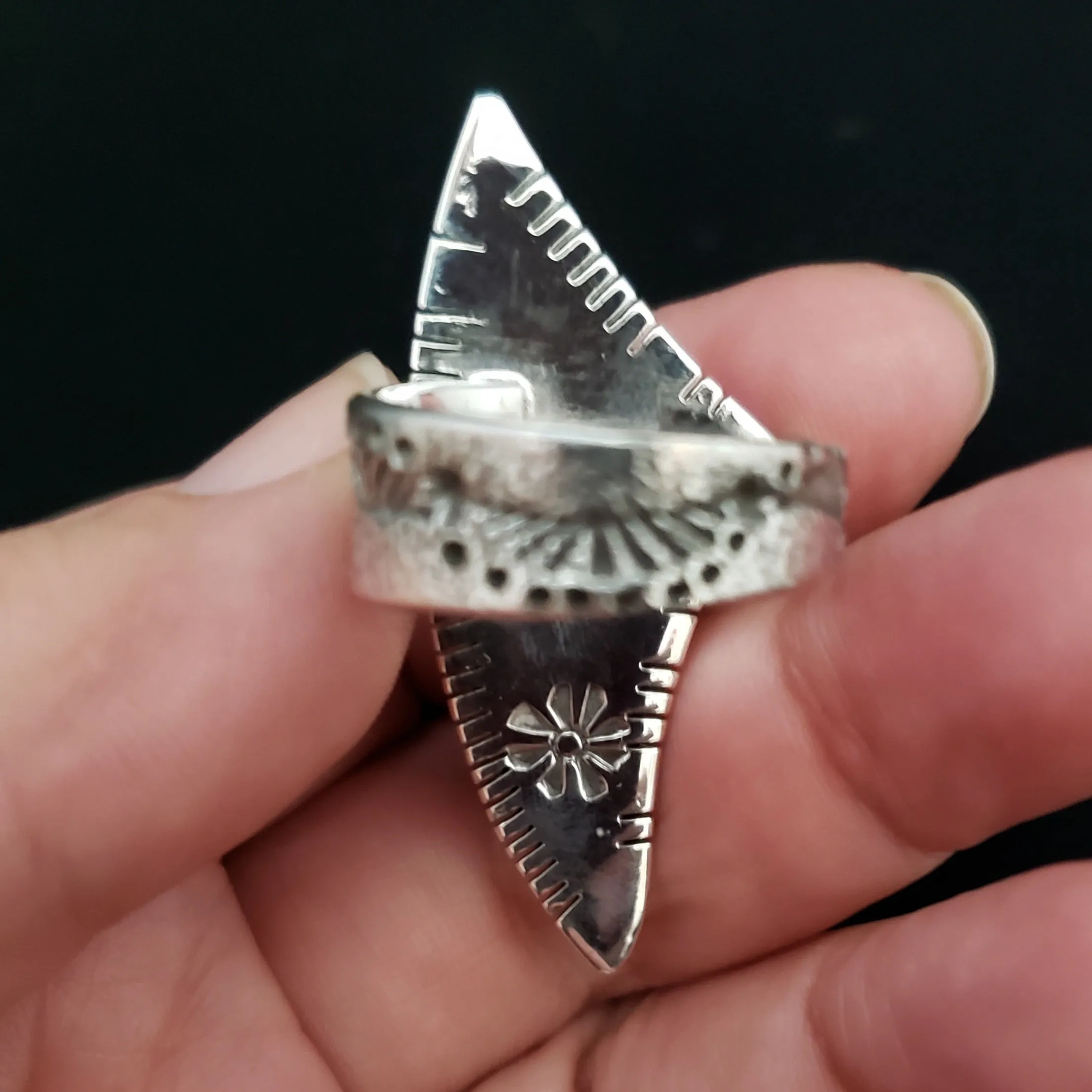 Stunning Inlay Ring - Adjustable