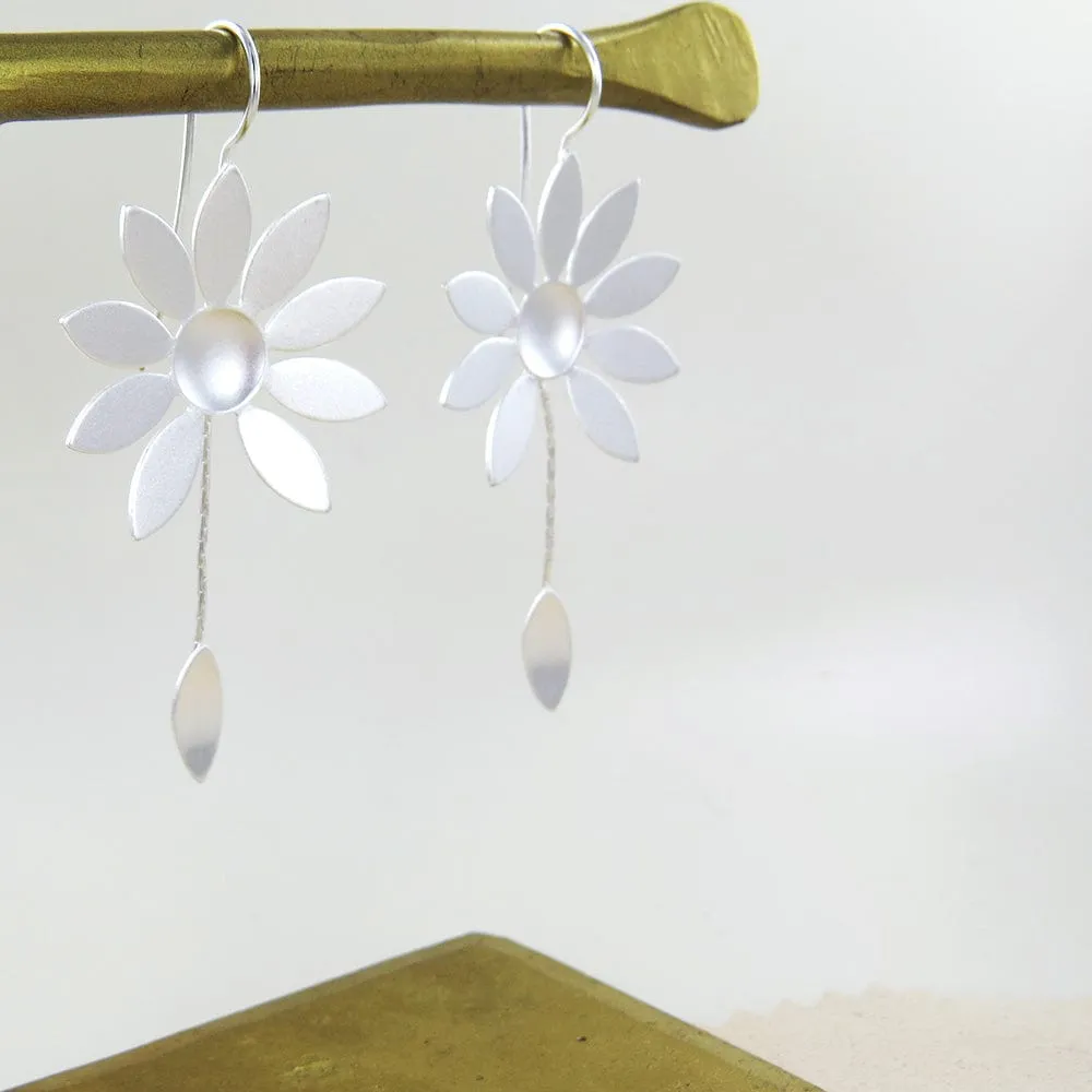 Sunflower Drop Earrings