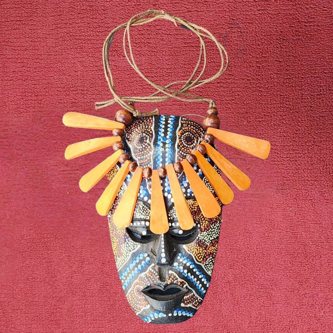 Sunrise Serenade Mask Pendant