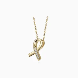 Swarovski Crystals Ribbon Necklace