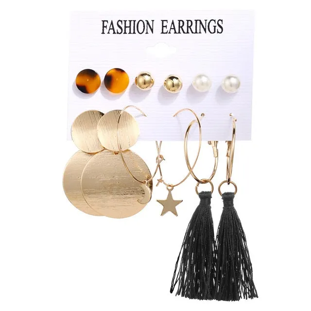 Tassel Acrylic Earrings