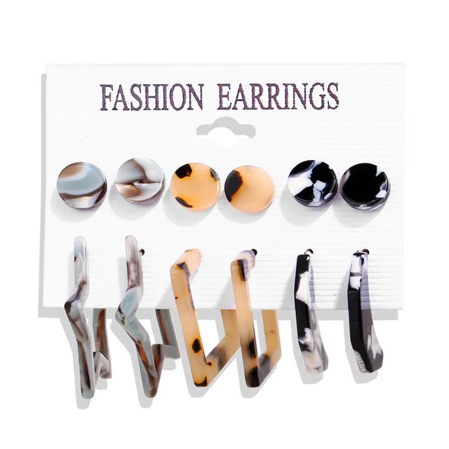 Tassel Acrylic Earrings