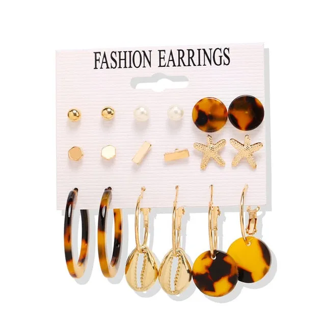 Tassel Acrylic Earrings