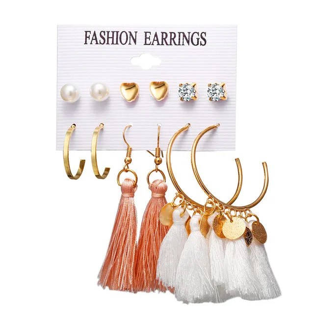 Tassel Acrylic Earrings