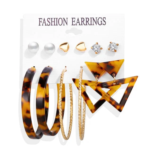 Tassel Acrylic Earrings