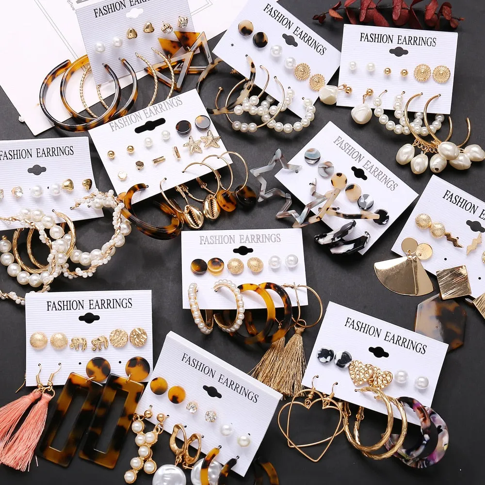 Tassel Acrylic Earrings
