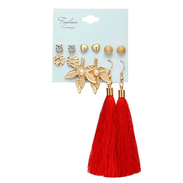 Tassel Acrylic Earrings