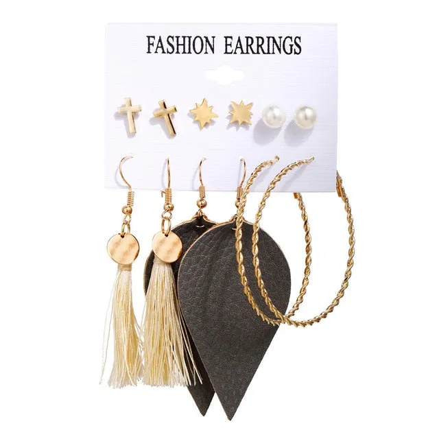 Tassel Acrylic Earrings