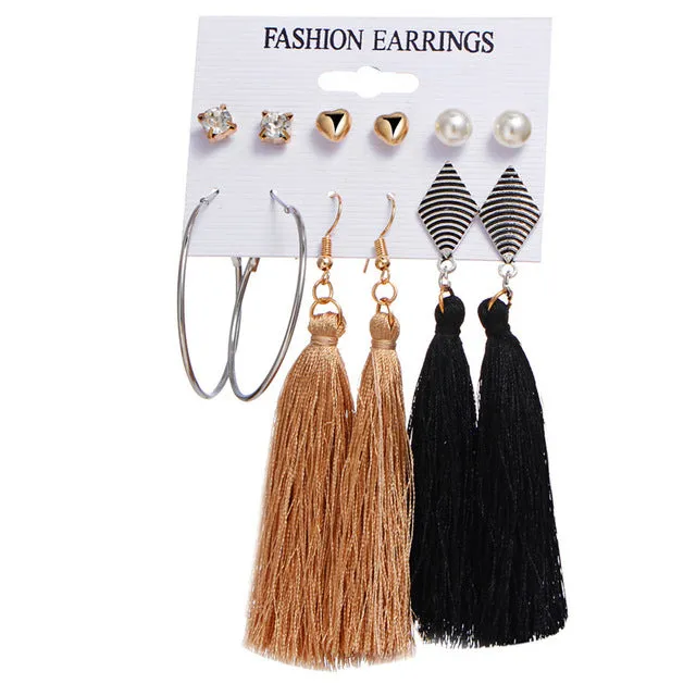Tassel Acrylic Earrings