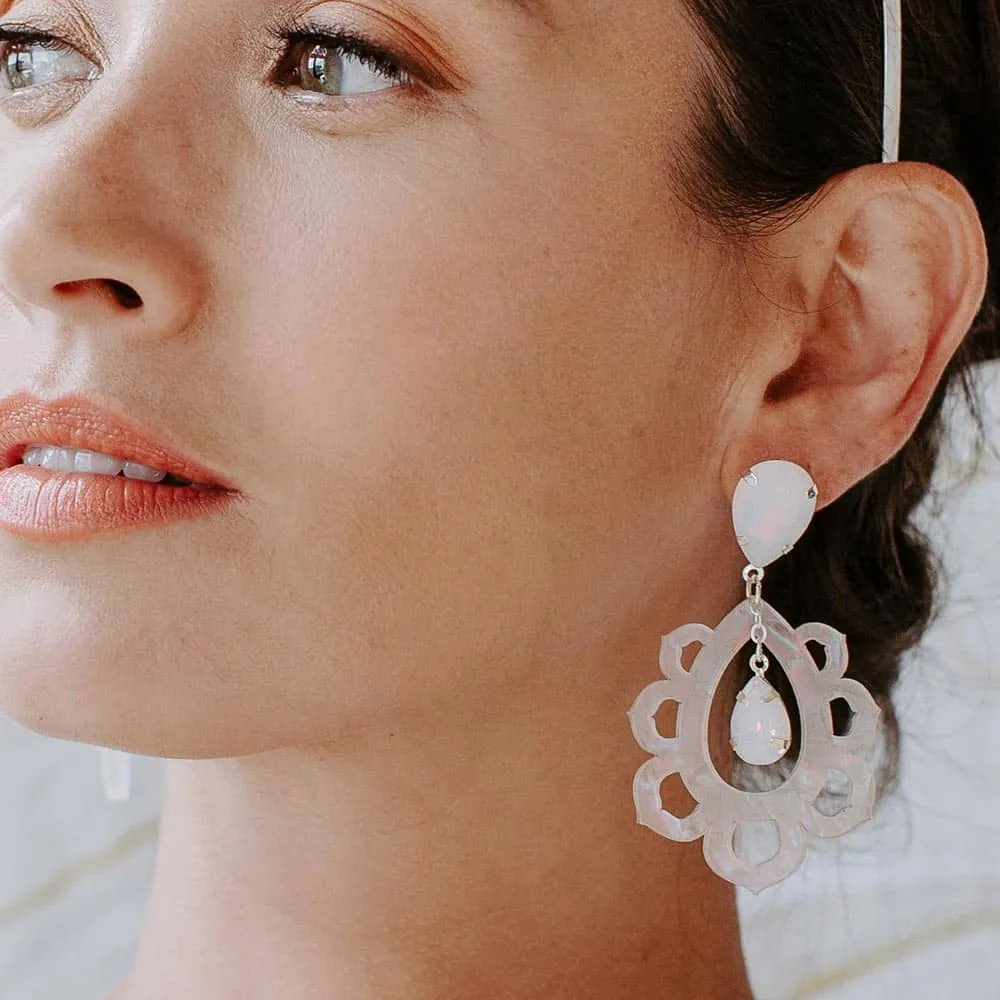 Thandie Iridescent Bohemian Earrings
