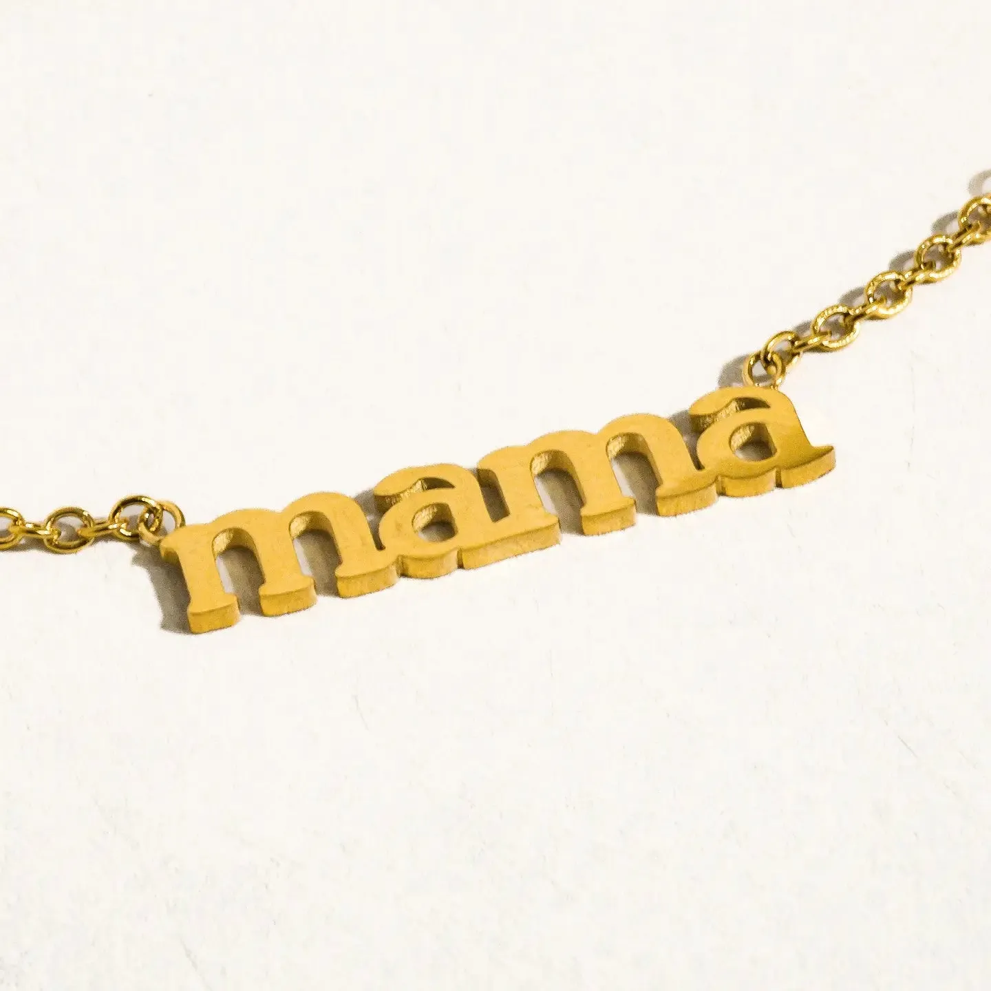 The Mama 18k Gold Plated Necklace