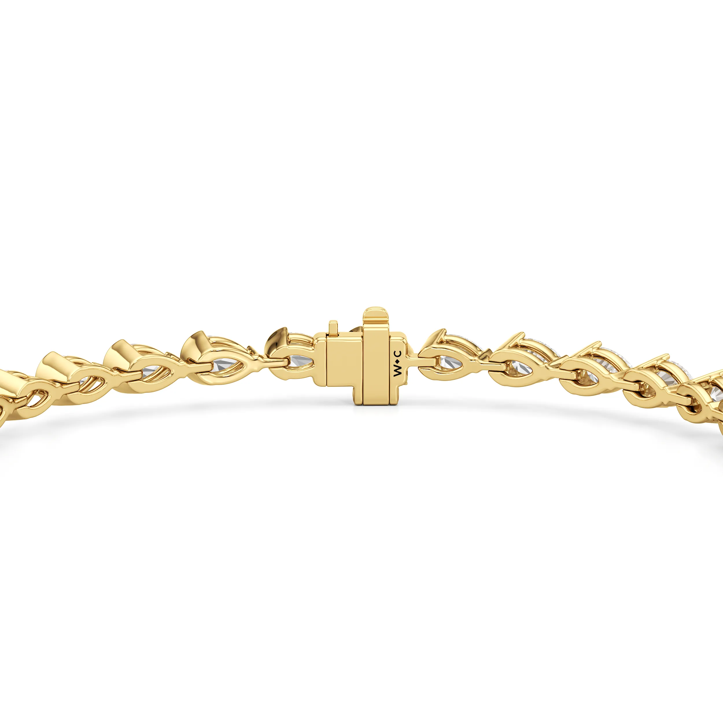 Trailing Pear Tennis Bracelet