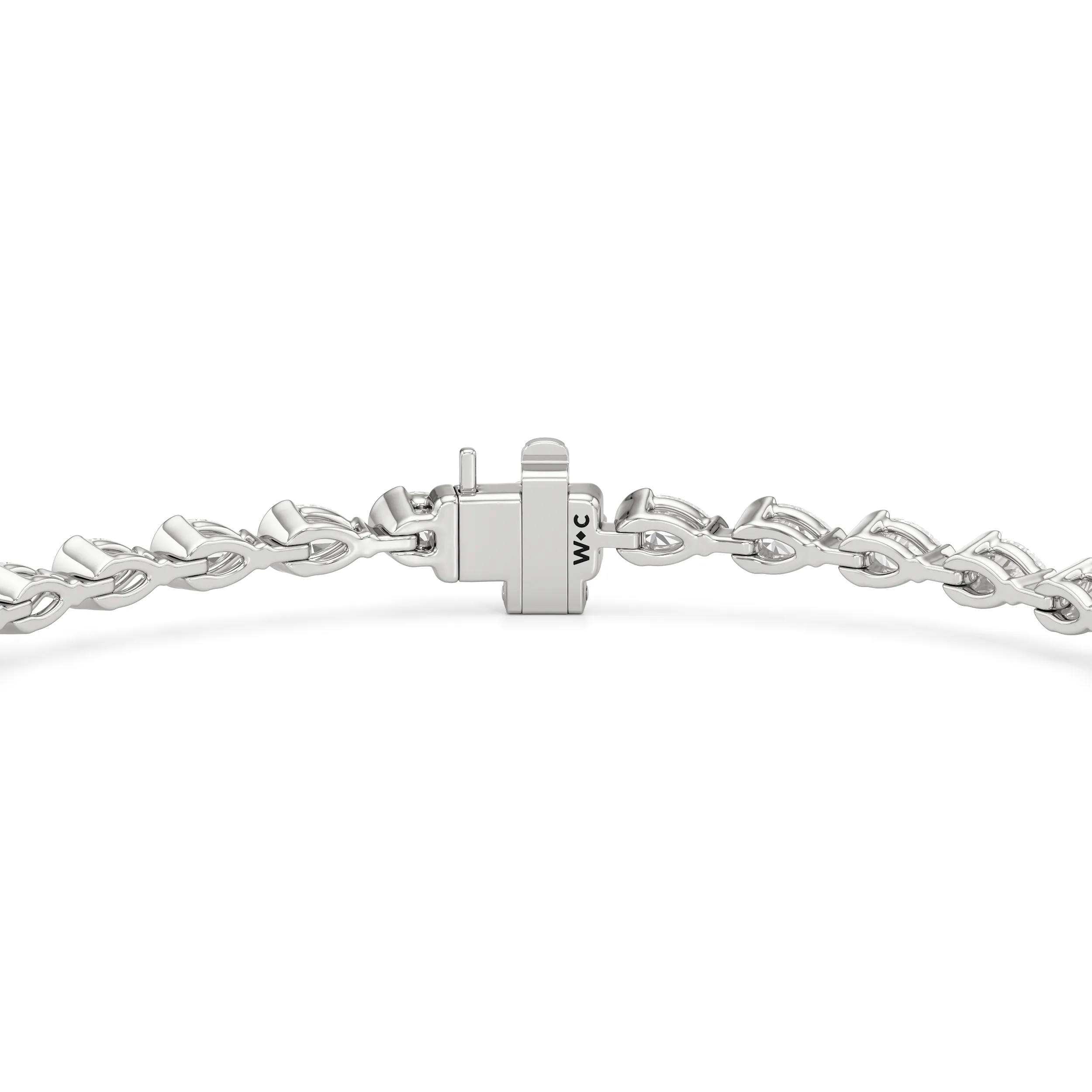 Trailing Pear Tennis Bracelet