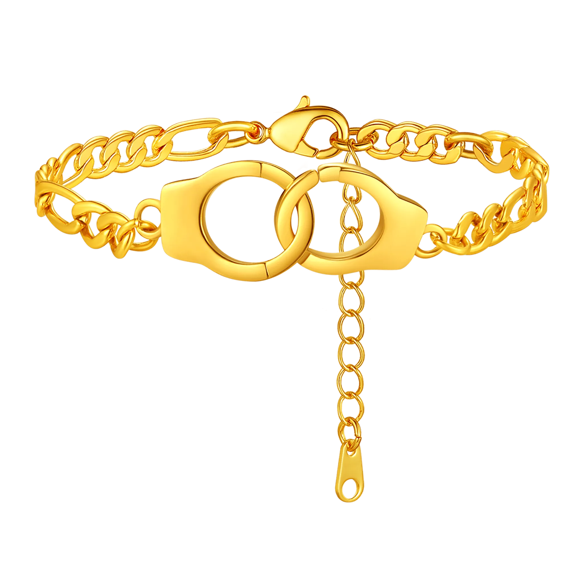 Trendy Handcuffs Design Chain Ankle Bracelet For Women