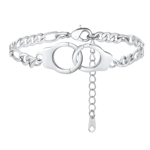 Trendy Handcuffs Design Chain Ankle Bracelet For Women
