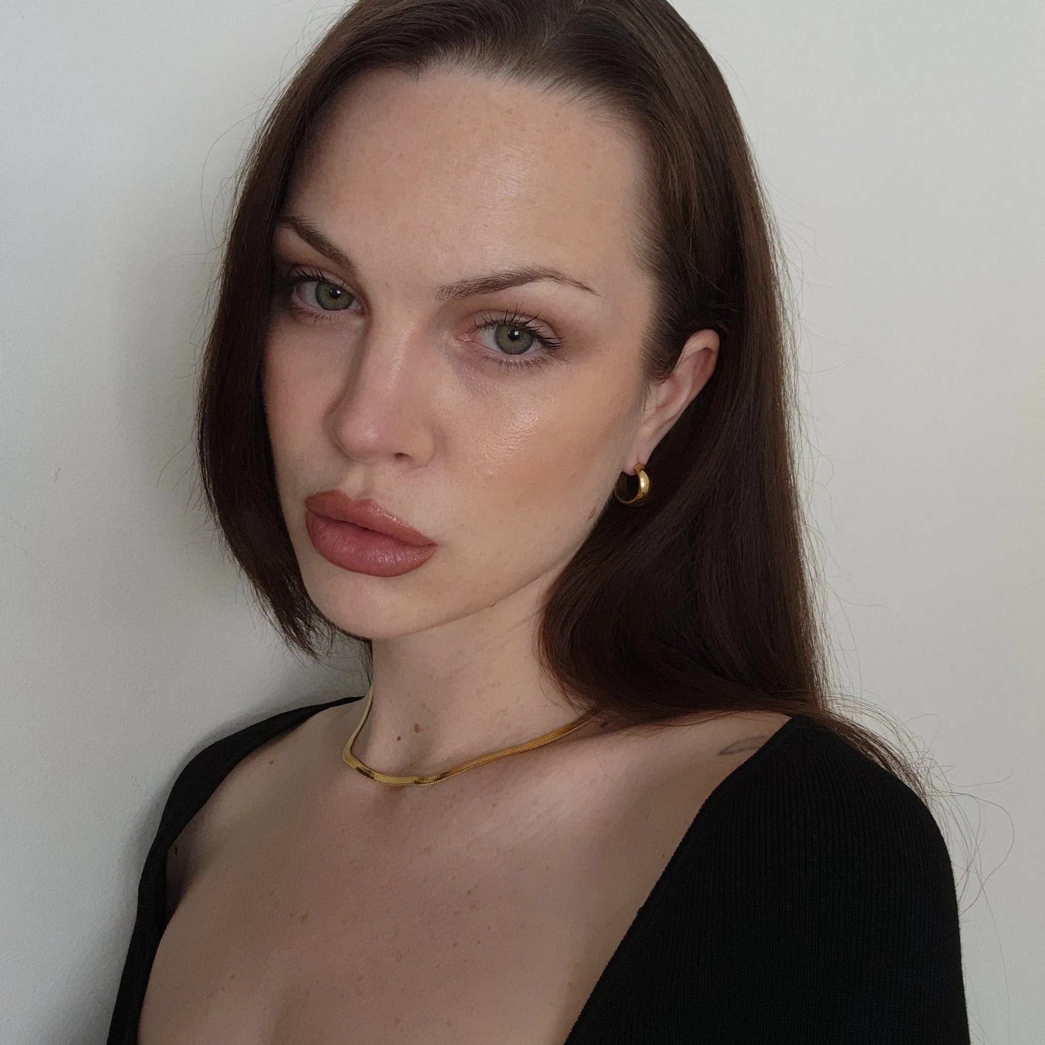 Tristan Simple Wide Hoop Earrings