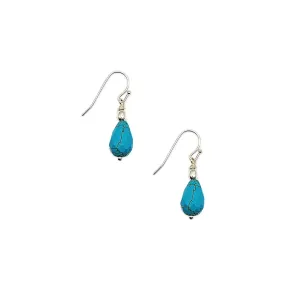 Turquoise Solitaire Earrings