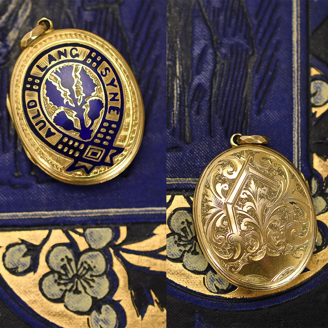 Victorian "Auld Lang Syne" Locket