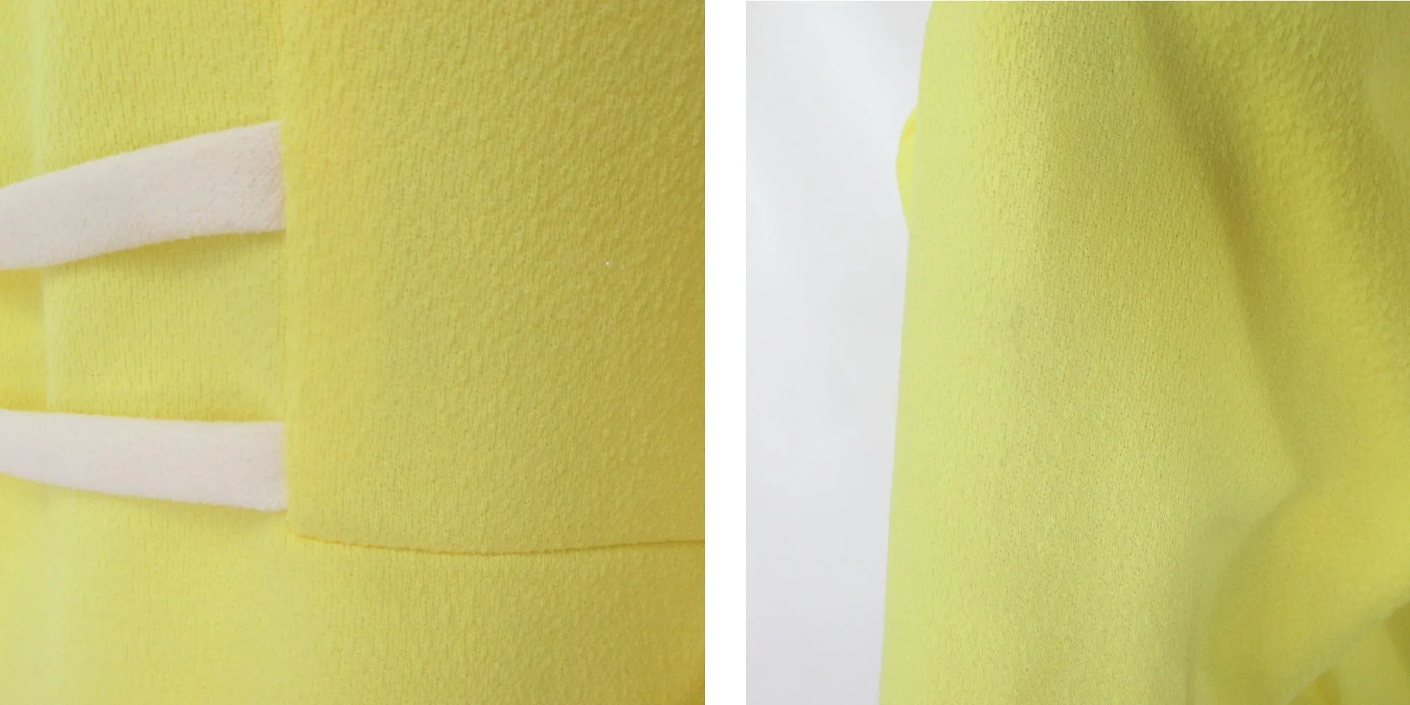 Vintage 60s MOD Yellow Space Age Mini Party Dress L