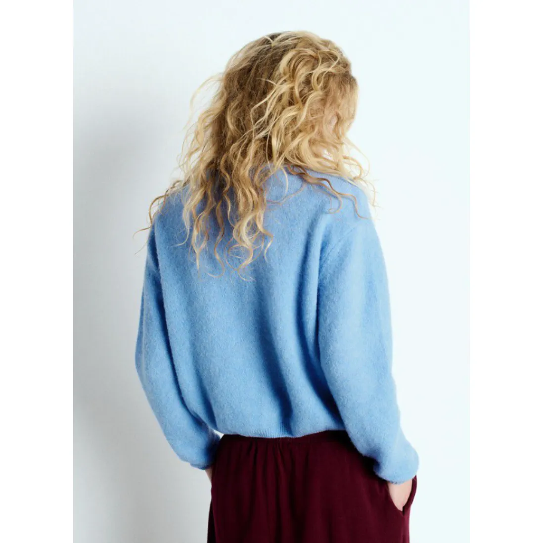 Vitow Cardigan Atmosphere Blue