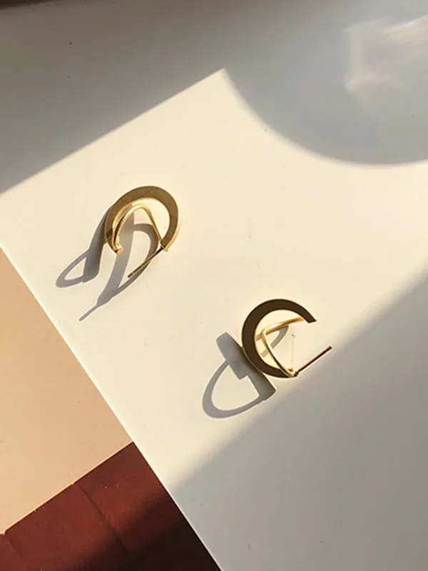 xakxx Simple Matt Earrings
