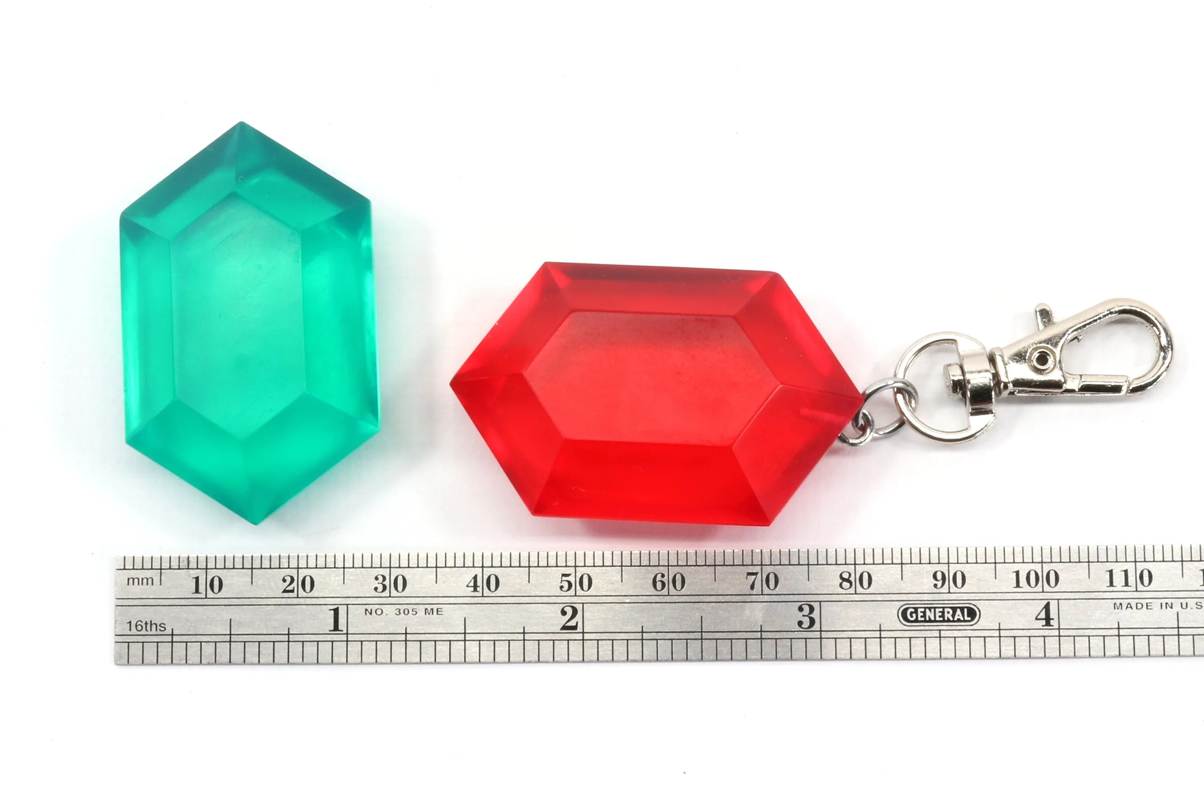 Zelda Rupee Keychains / Necklaces - Legend of Zelda